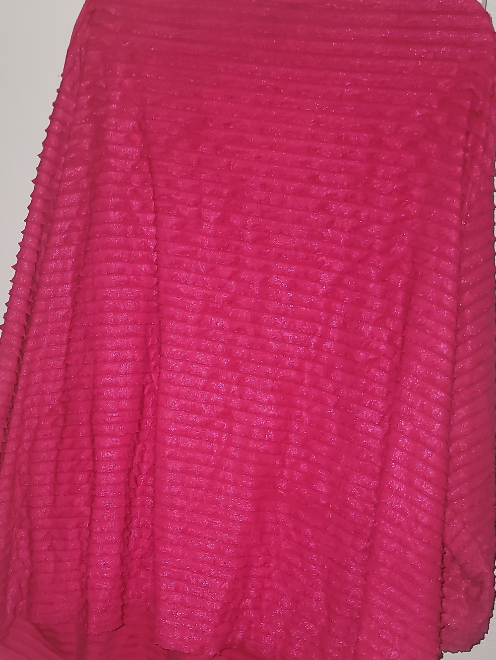 Plus Size Maggie Barnes Hot Pink Textured Women's Top 5x